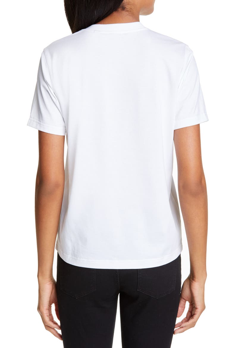 Logo Print Tee, Alternate, color, WHITE