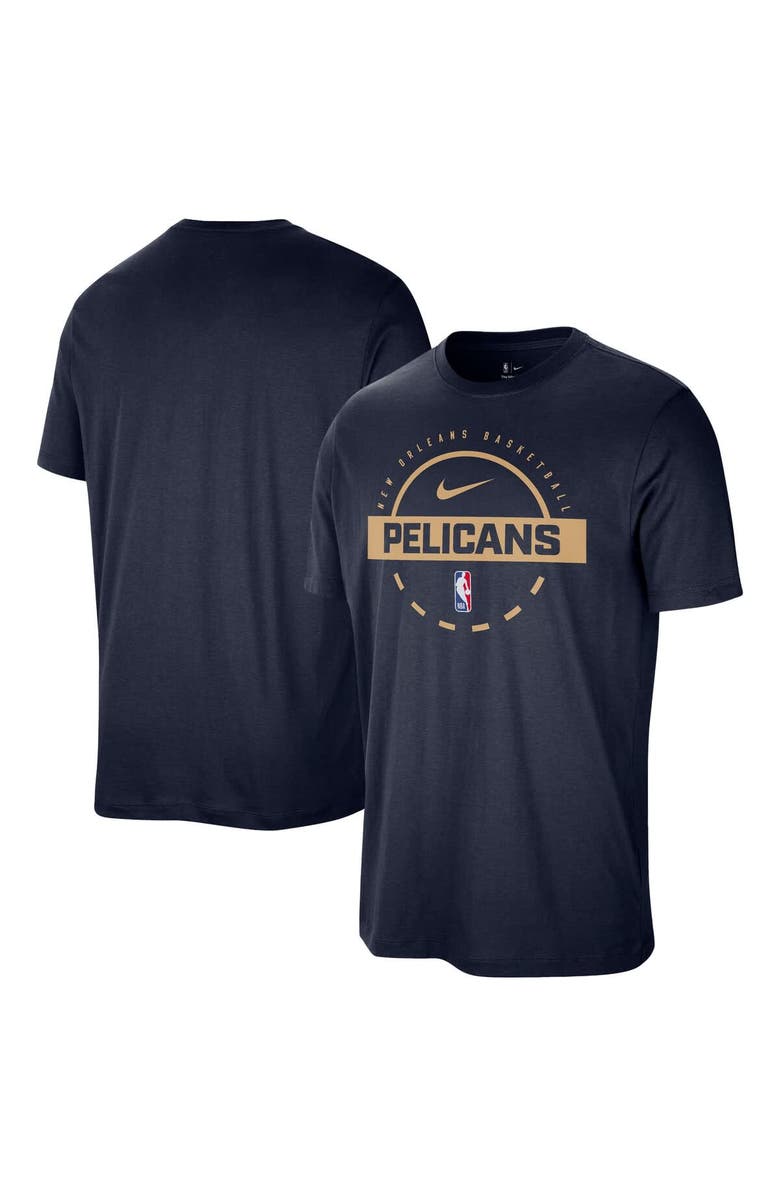 Nike Men's Nike Navy New Orleans Pelicans Authentic Practice T-Shirt, Main, color, Navy
