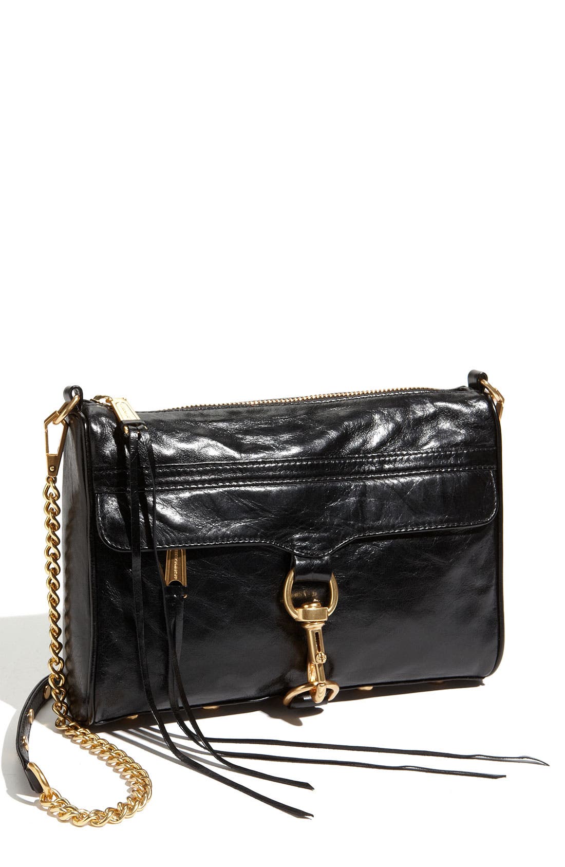'MAC' Convertible Crossbody Bag, Main, color, BLACK