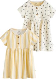 NEXT Pack of 2 Assorted Stretch Cotton Dresses