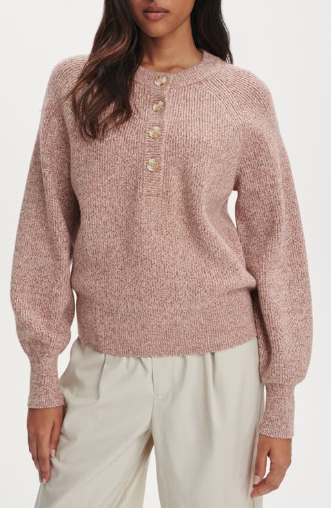 Kennings Half Button Sweater
