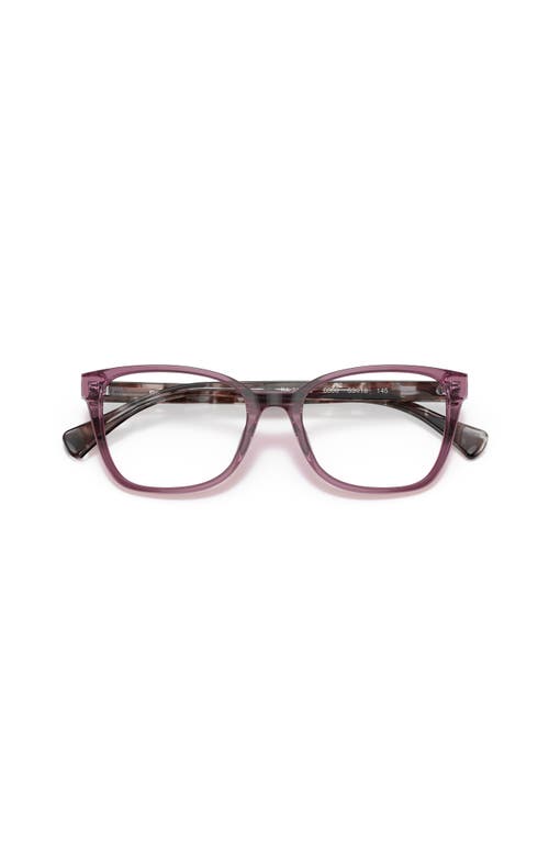 Ralph 53mm Rectangle Optical Glasses In Pink