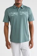 TravisMathew Stealth Handoff Cotton Blend Polo