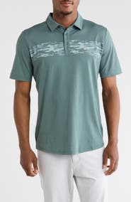 TravisMathew Stealth Handoff Cotton Blend Polo