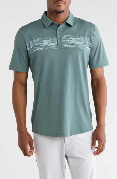 TravisMathew Stealth Handoff Cotton Blend Polo