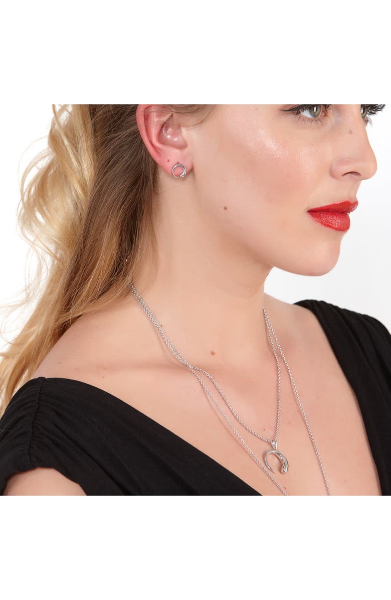 Lucy Quartermaine Luna Studs, Alternate, color, Sterling Silver