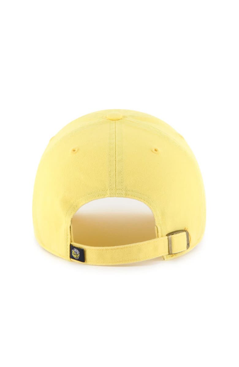 '47 Men's '47 Maize Michigan Wolverines Vault Clean Up Adjustable Hat, Alternate, color, 