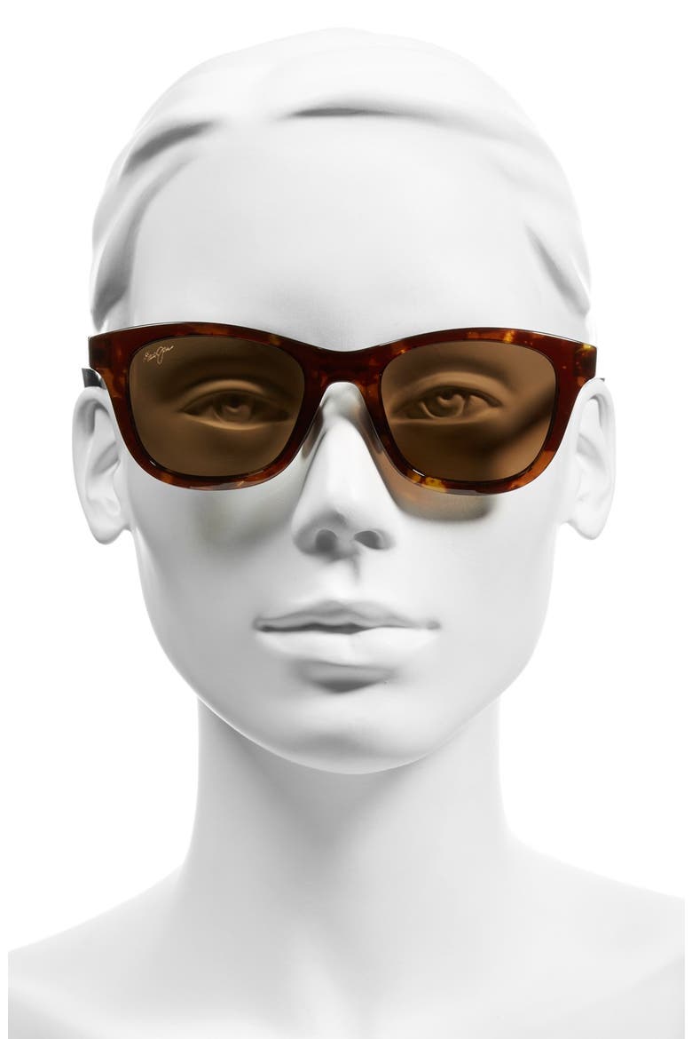 Hana Bay 51mm PolarizedPlus2® Square Sunglasses, Alternate, color, TOKYO TORTOISE/ HCL BRONZE