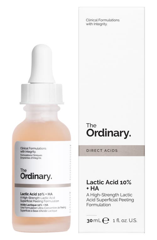 The Ordinary Lactic Acid 10% + HA Exfoliating Serum 