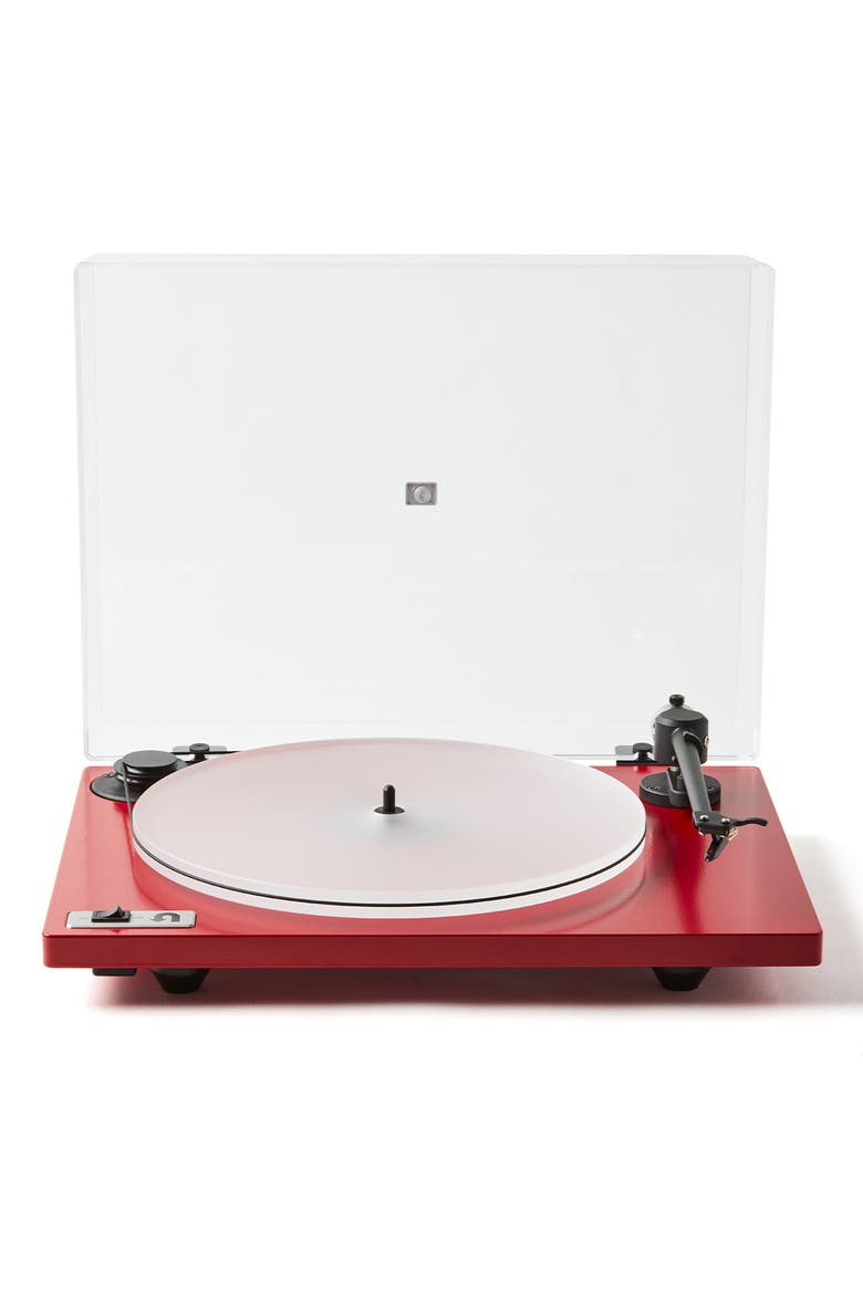 Orbit 2 Plus Turntable with Built-in Preamp and Ortofon OM 5E Cartridge, Main, color, Red
