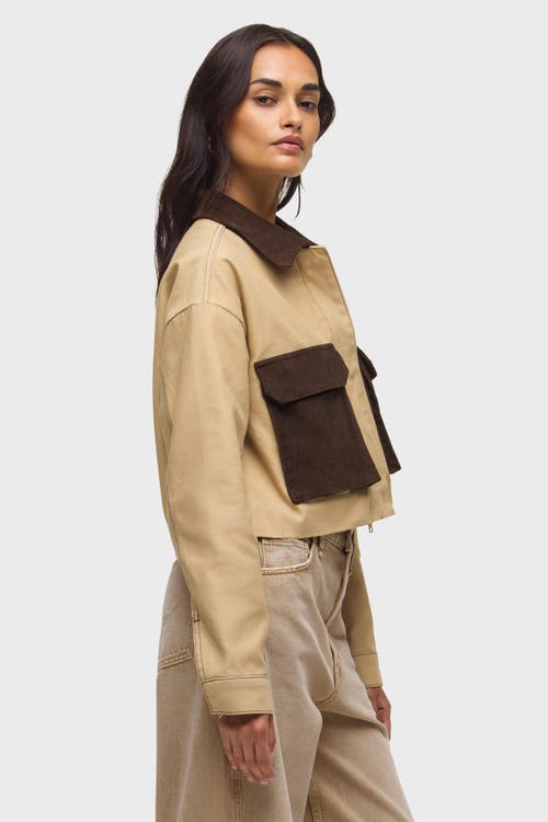 Hudson Jeans Chore Jacket In Brown