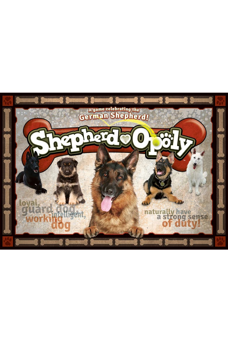 German Shepherdopoly Monopoly Board Game, Alternate, color, Multicolored