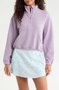 Swannies Kenna Cotton Blend Half Zip Sweatshirt