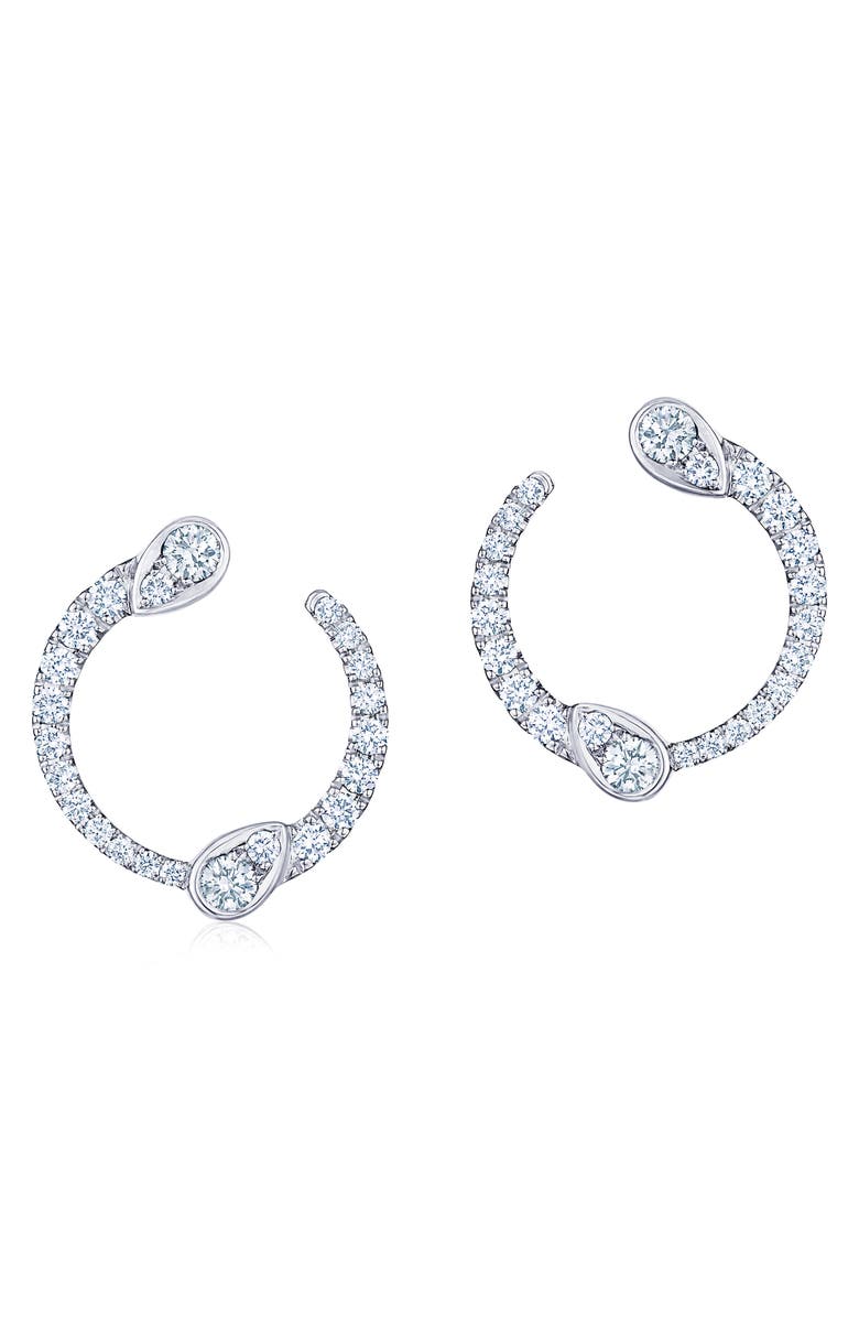 Kwiat Eclipse Diamond Yin Yang Earrings, Main, color,