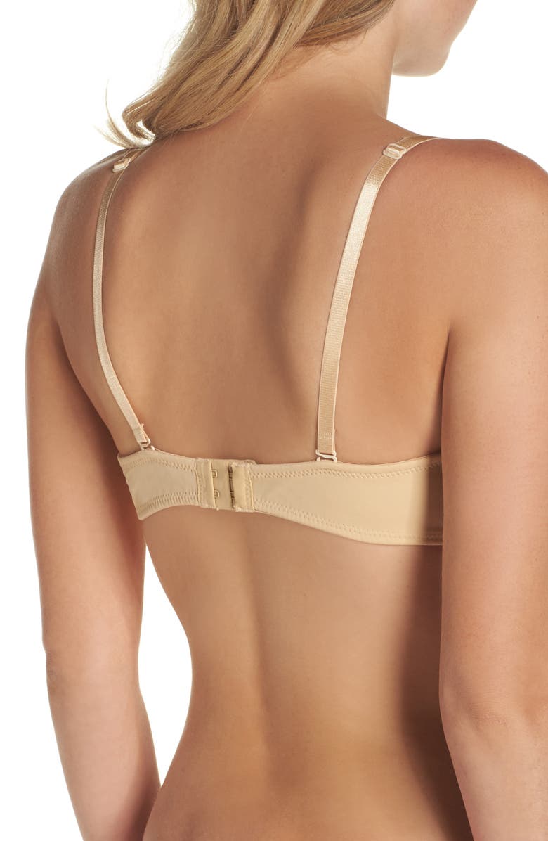 MAGIC Bodyfashion V-Bra Convertible Plunge Bra, Alternate, color, Latte