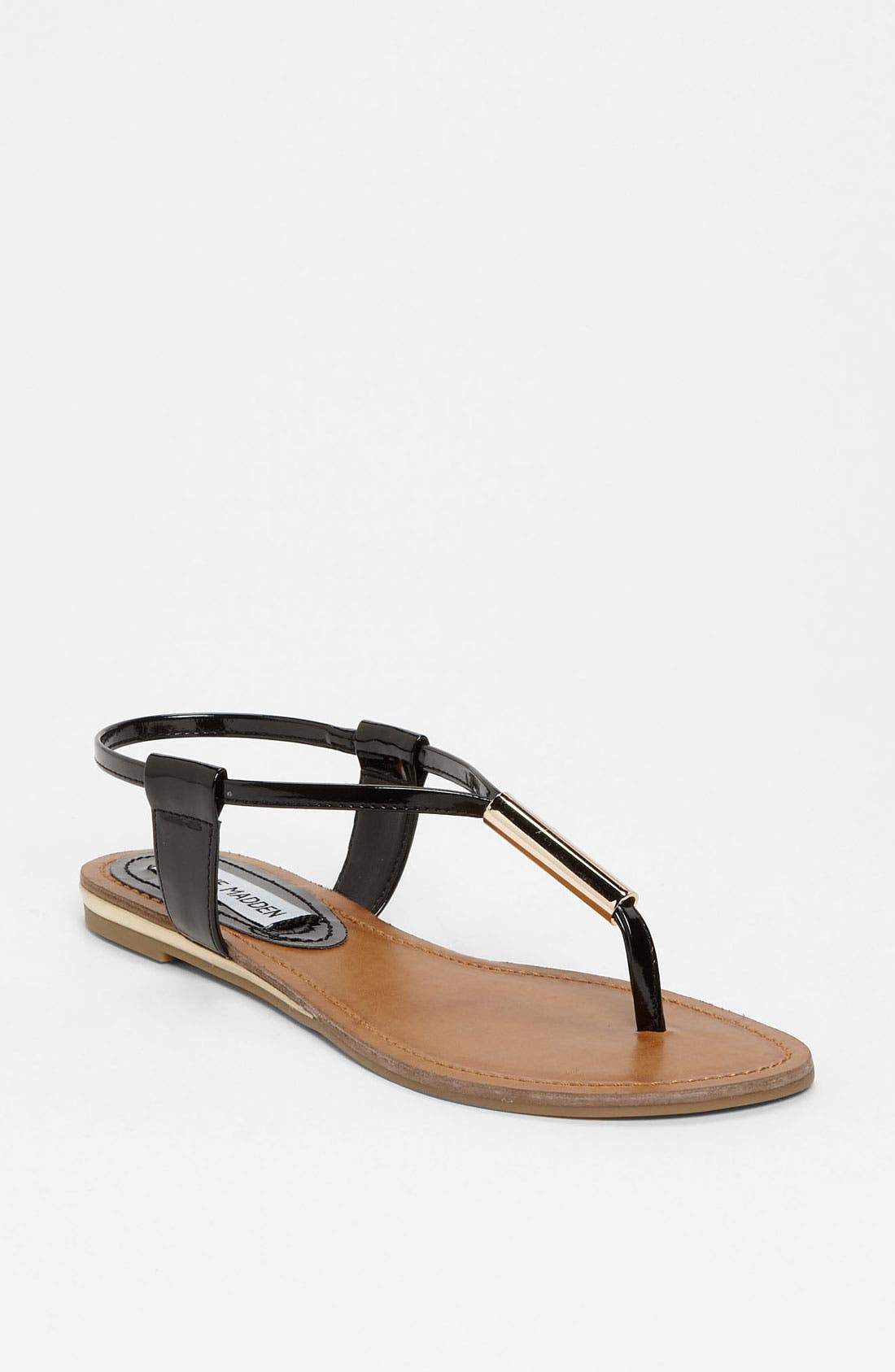 'Hamil' Sandal, Main, color, BLACK PATENT