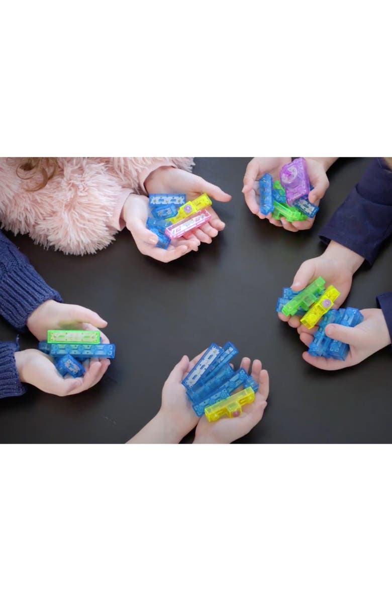 E-Blox Eblox Circuit Blox Byo Glowing Led Fm Radio 395 Projects,Ages 8+, Alternate, color, Multicolored