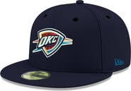 New Era Men's New Era Navy Oklahoma City Thunder Official Team Color 59FIFTY Fitted Hat