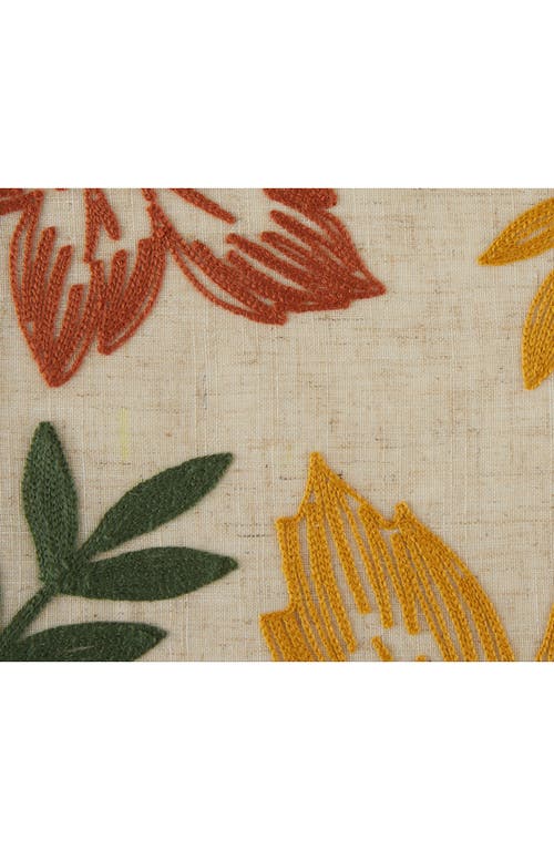 Design Imports Scattered Leaves Table Runner In Neutral