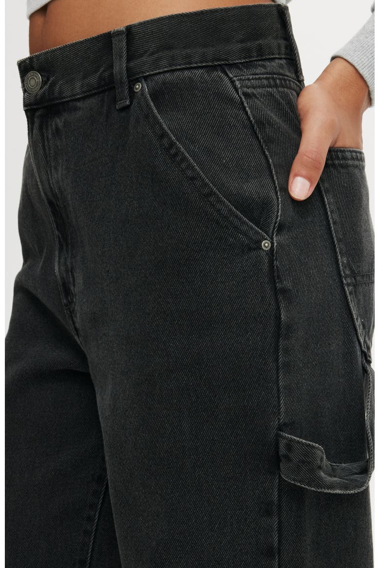 Loose Straight Jean, Alternate, color, Graphite Black Carpenter