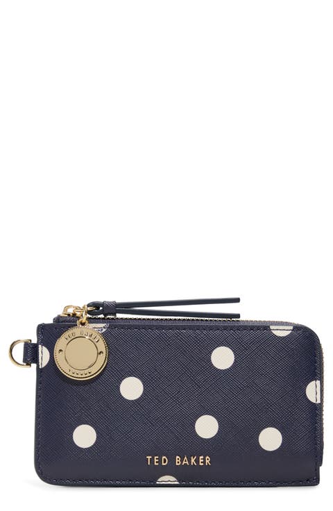 Lulu Polka Dot Faux Leather Wallet