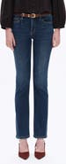 Bayeas Mid Rise Slim Straight Leg Jeans