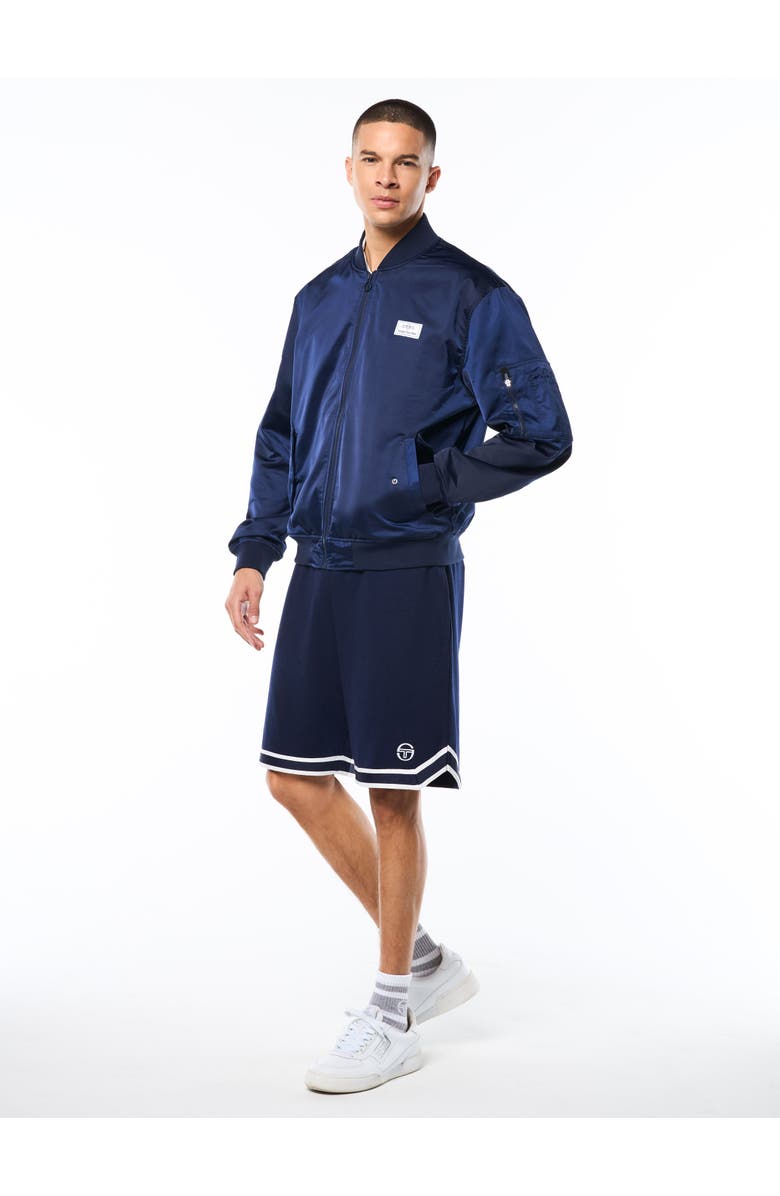 Sergio Tacchini Piano Bomber Jacket, Alternate, color, Maritime Blue