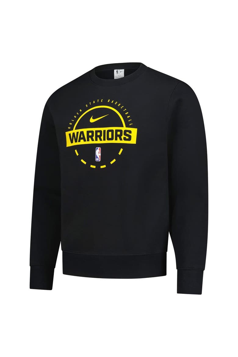 Men's Nike  Black Golden State Warriors 2025/26 Authentic Practice Club Sweatshirt, Alternate, color, Black