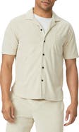PAIGE Colvin Terry Cloth Camp Shirt