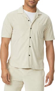 PAIGE Colvin Terry Cloth Camp Shirt