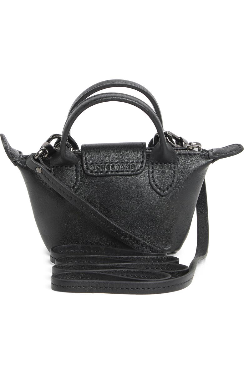 Longchamp Le Pliage Cuir Nano Crossbody Bag, Alternate, color,