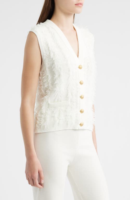 Kobi Halperin Sterling Fringe Knit Sweater Vest