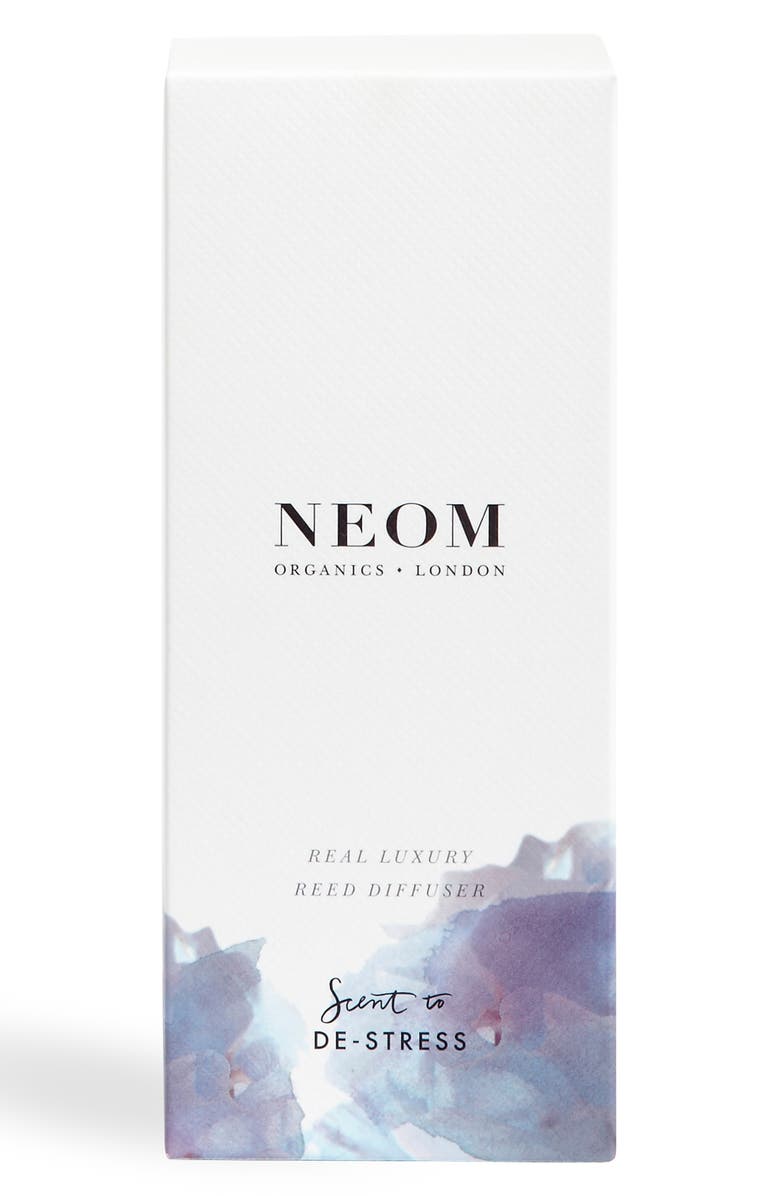 NEOM Wellbeing Scent to De-Stress Real Luxury Reed Diffuser, Alternate, color, 