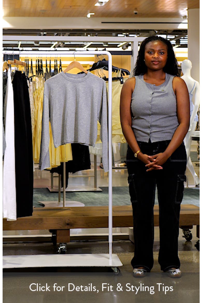 Organic Pima Cotton Long Sleeve Lounge T-Shirt video