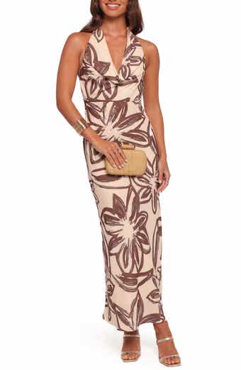 Petal & Pup Warner Print Halter Dress