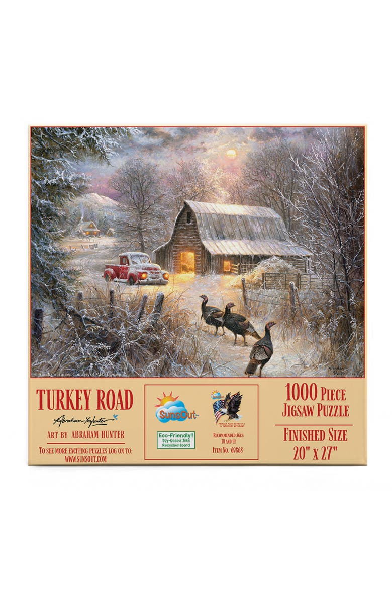Turkey Road 1000 piece Jigsaw Puzzle for Adults, Main, color, Multicolor