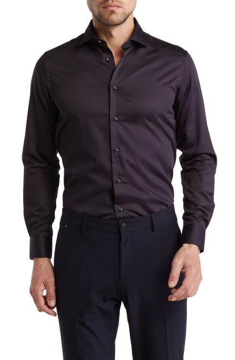 Comfort Fit Cotton Dress Shirt