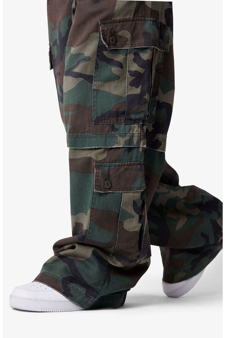 Baggy Rave Cargo Pants, Alternate, color, CAMO