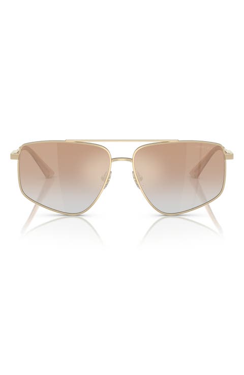 58mm Pilot Sunglasses