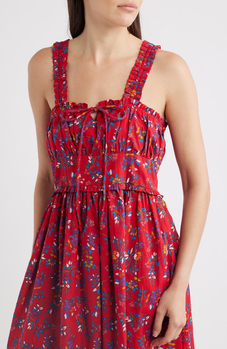 MILLE Calla Floral Cotton Sundress, Alternate, color, Isola