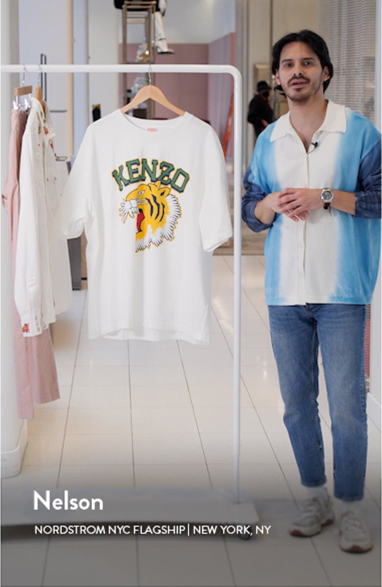 KENZO Tiger Varsity Oversize Cotton Graphic T-Shirt | Nordstrom