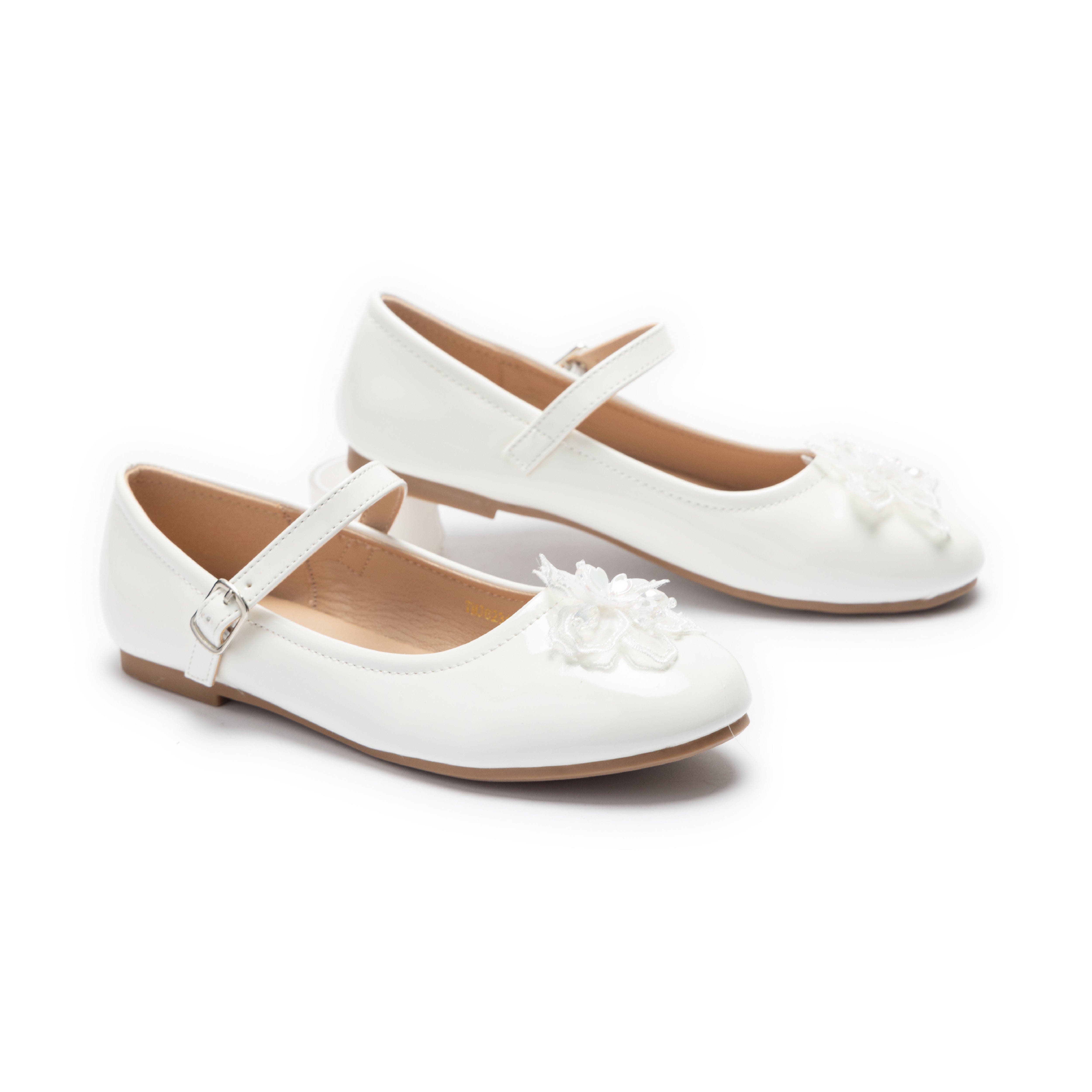 Tulleen Isolde Flower Shoes, Main, color, White