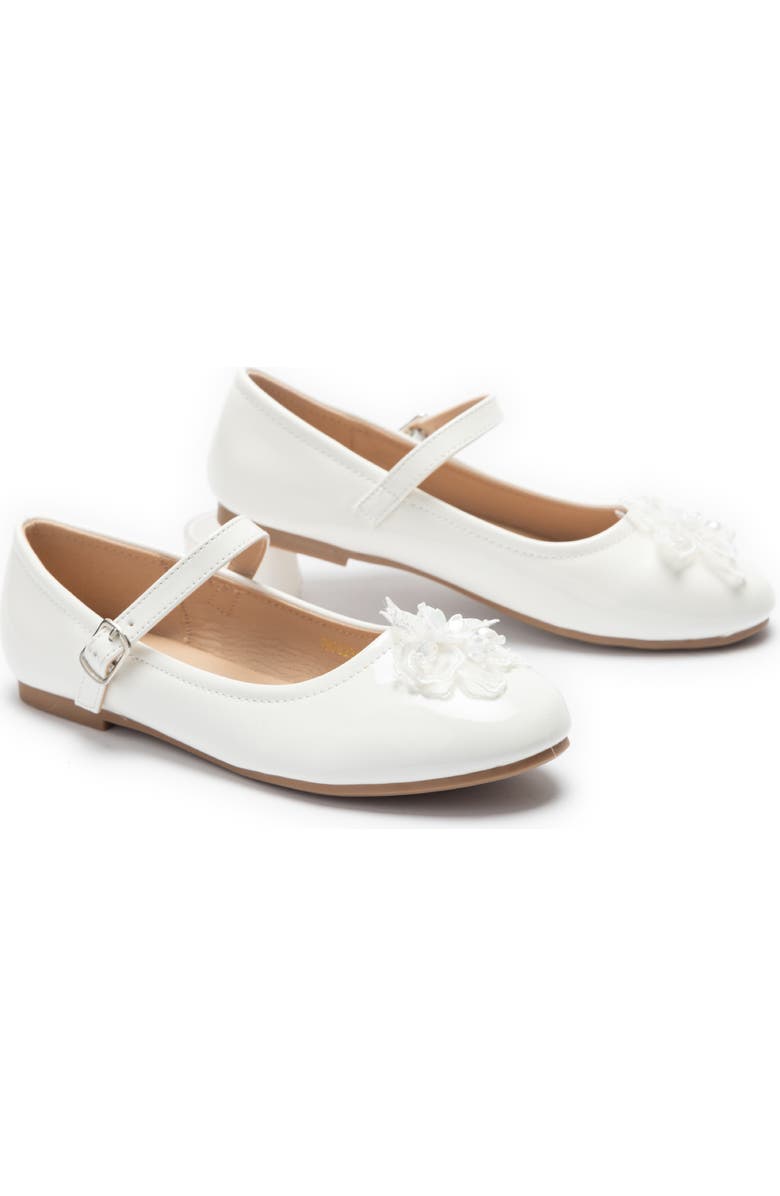 Tulleen Isolde Flower Shoes, Main, color, White