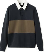 MANGO Cotton Polo Sweatshirt