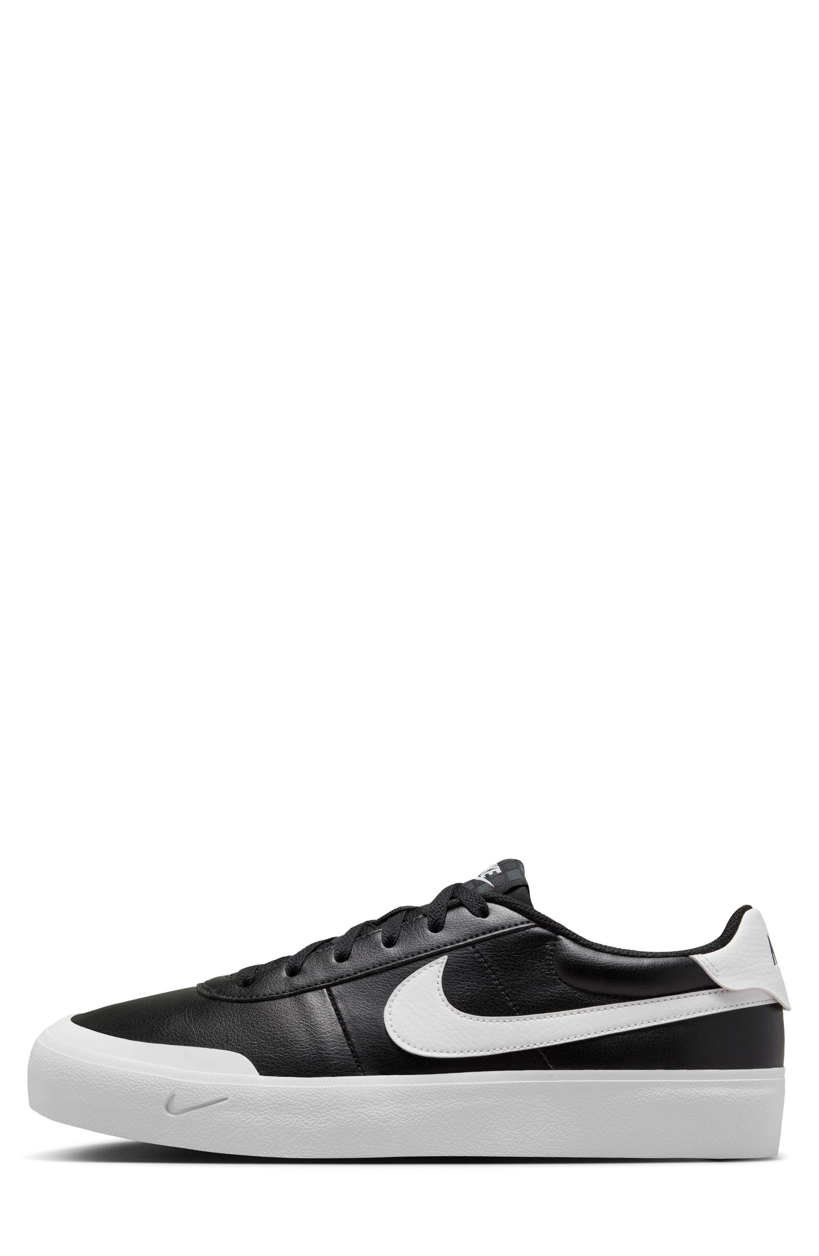 Nike Court Shot Low Top Sneaker, Alternate, color, Black/ White