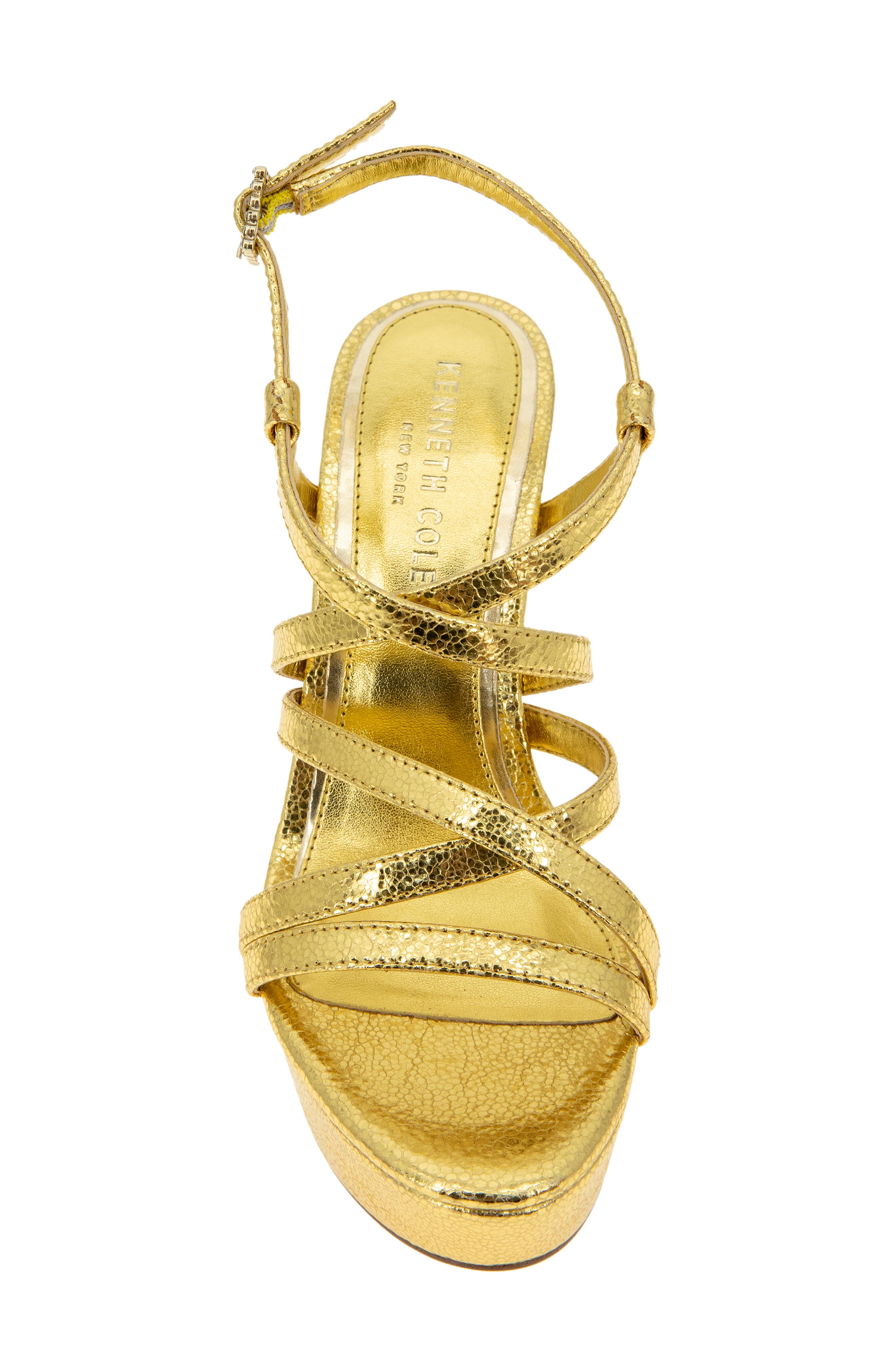 Allen Platform Sandal, Alternate, color, LIGHT GOLD