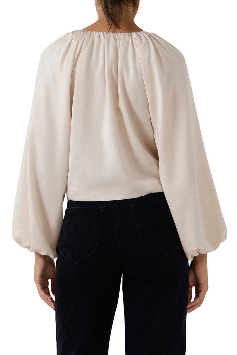 Twist Front Top, Alternate, color, CREAM