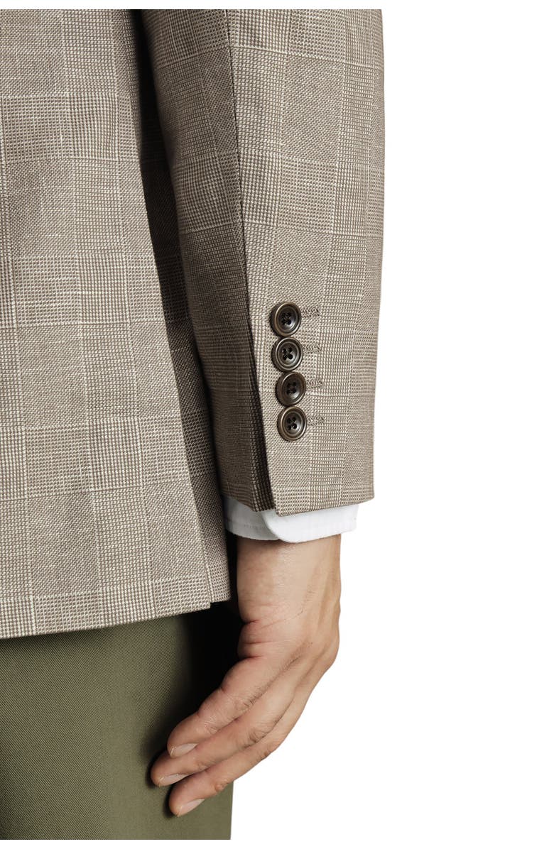 Charles Tyrwhitt Linen Cotton Slim Fit Jacket, Alternate, color, 