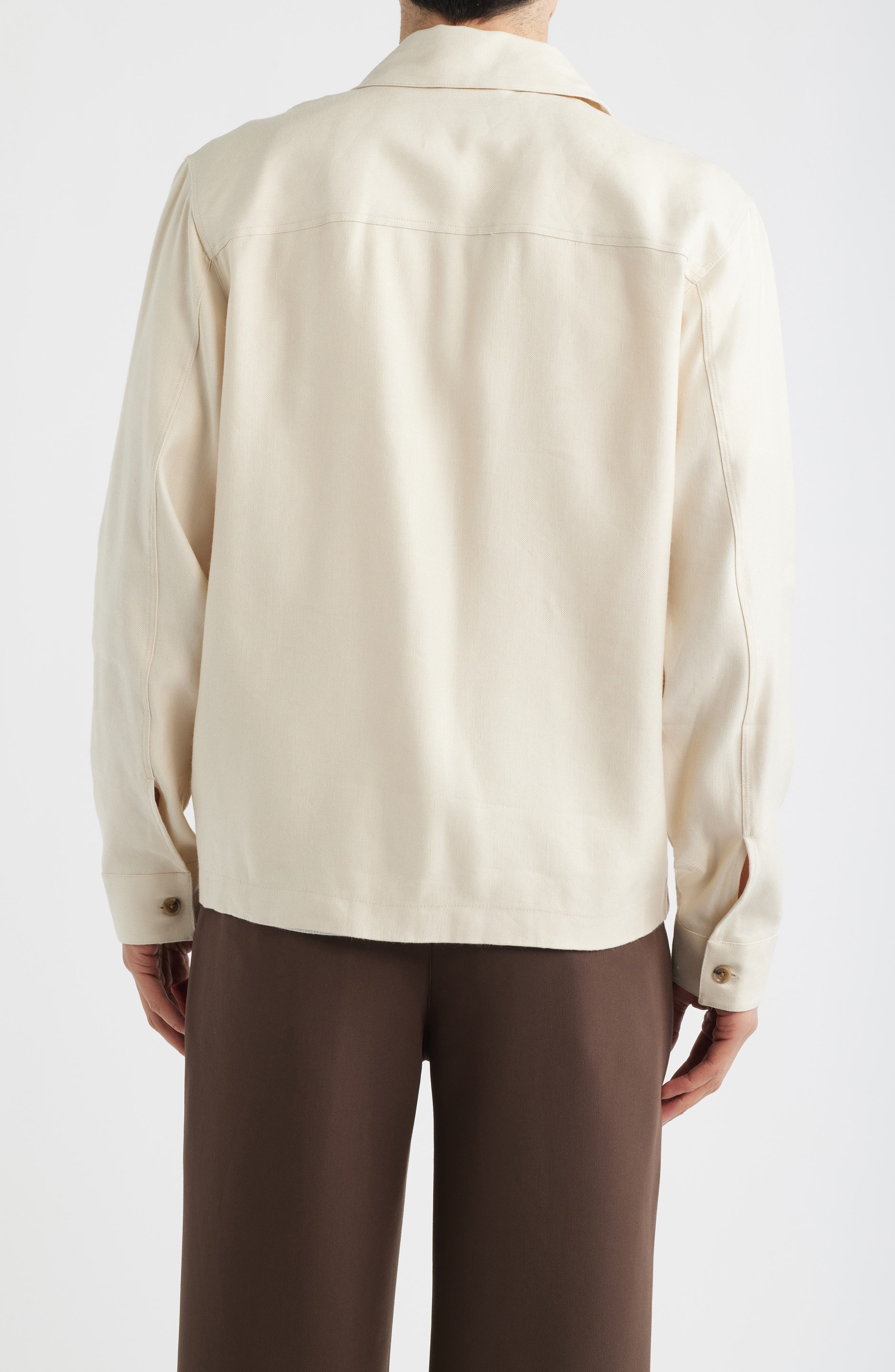 Alban 1808 Canvas Zip-Up Shirt Jacket - image 4