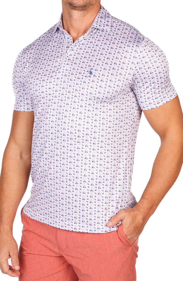 TailorByrd Golf Carts Performance Golf Polo, Alternate, color, Light Grey